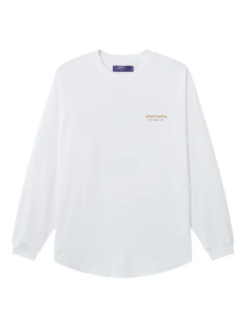 aftermaths graphic-print long-sleeve T-shirt