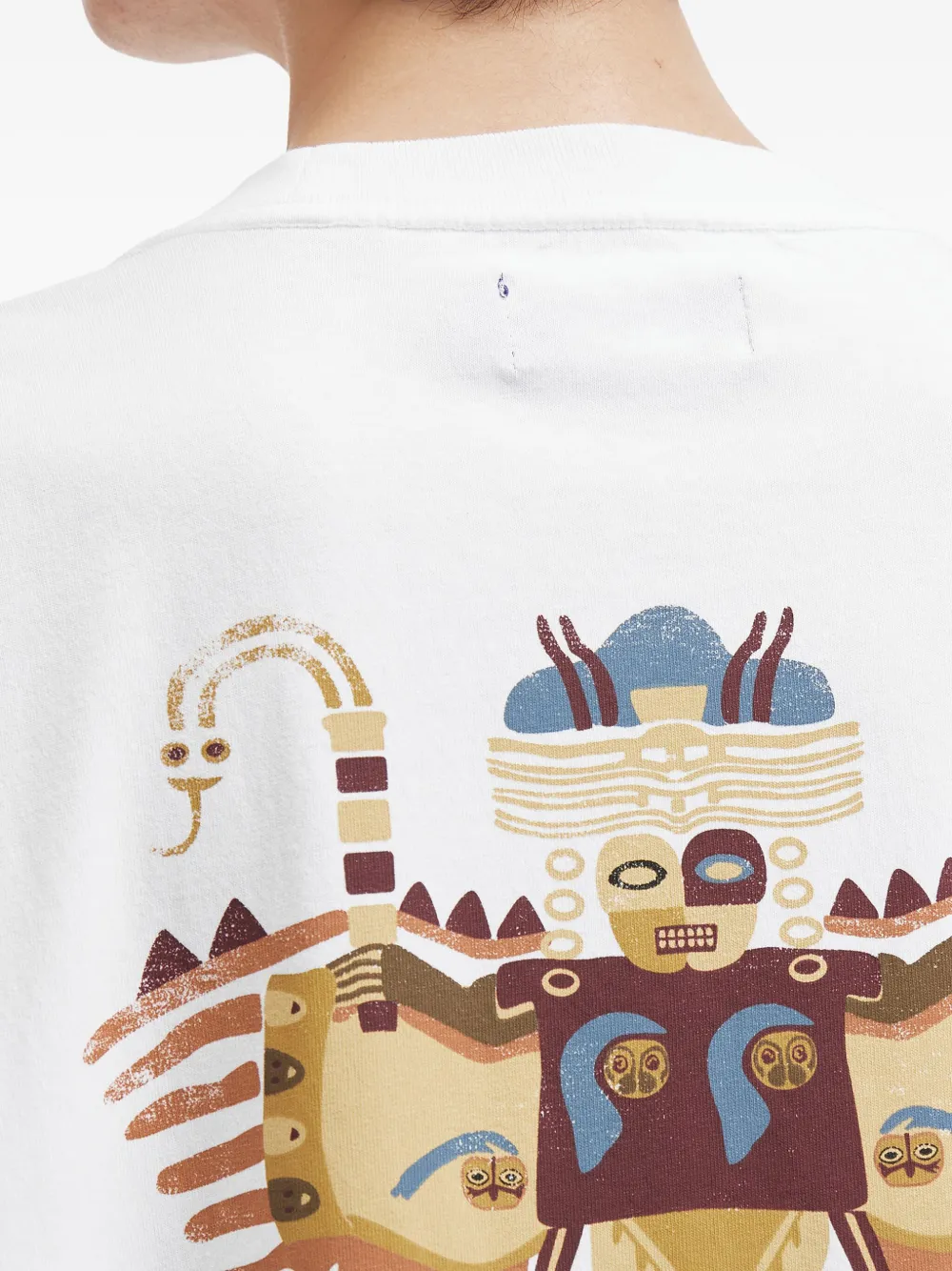 Aftermaths Graphic-print Long-sleeve T-shirt In White