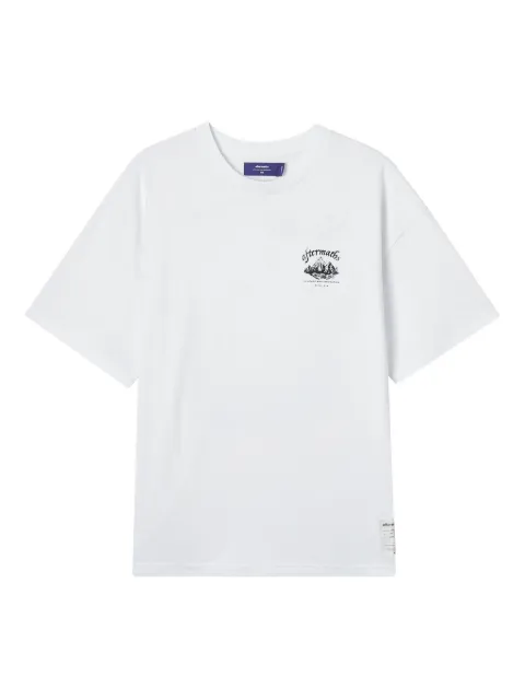 aftermaths graphic-print cotton T-shirt