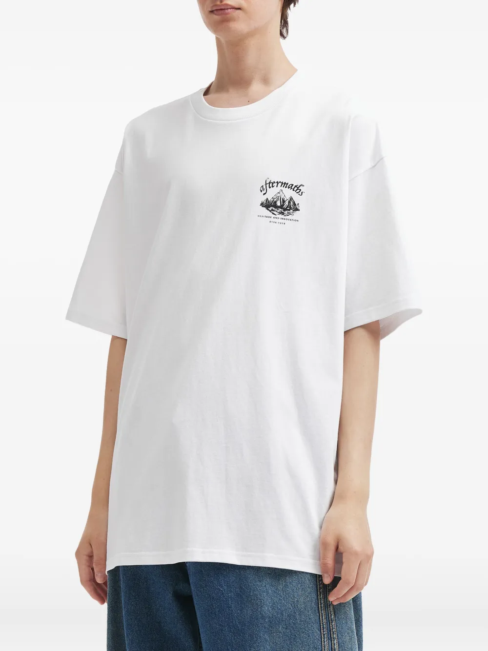 aftermaths graphic-print cotton T-shirt | T-Shirts | Image 2
