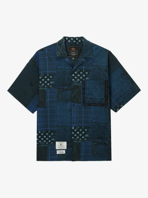 Alpha Industries camisa con paneles y diseño patchwork