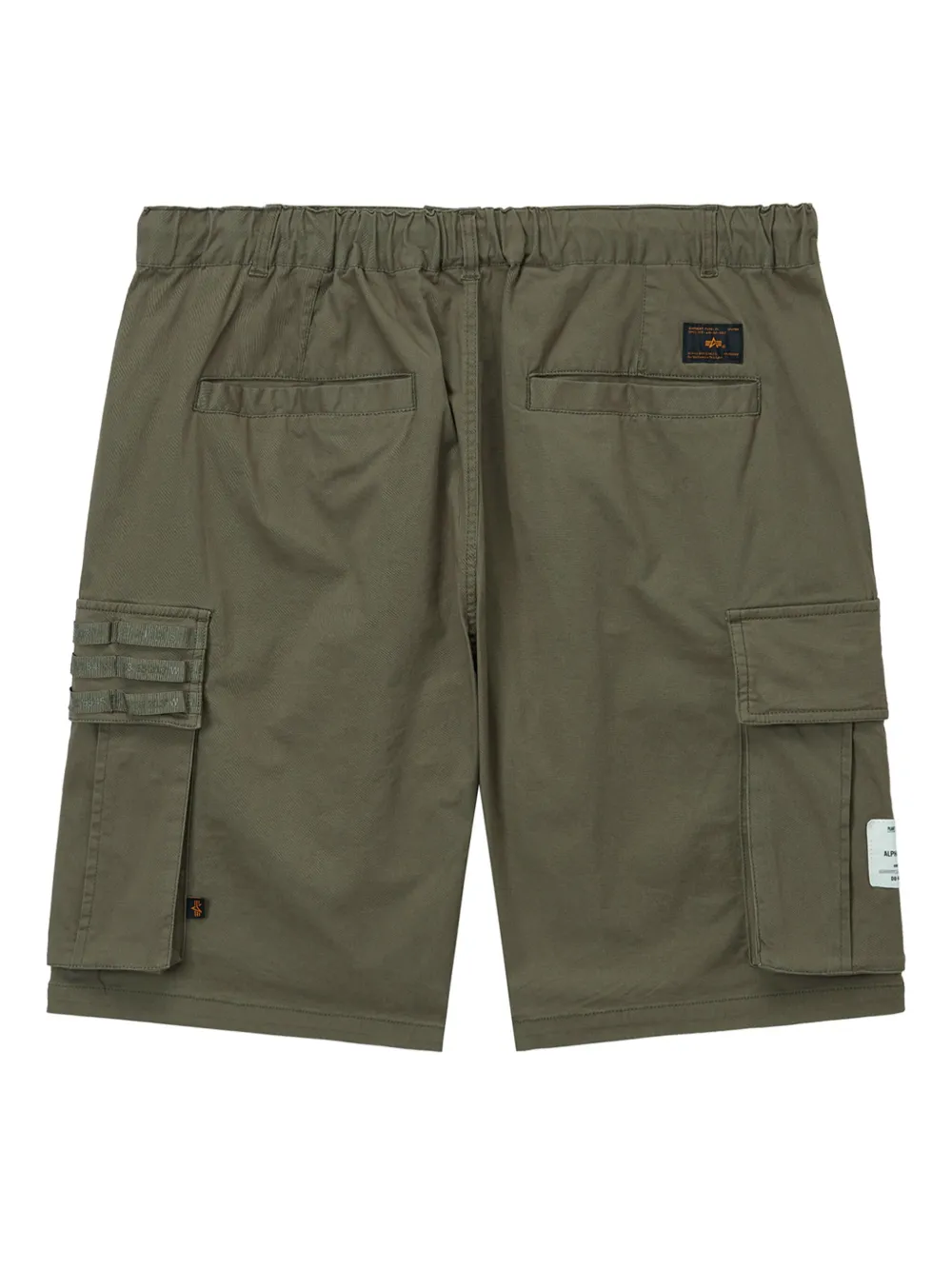 Alpha Industries Cargo shorts met logopatch Groen