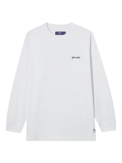 aftermaths mountain-graphic long-sleeve T-shirt
