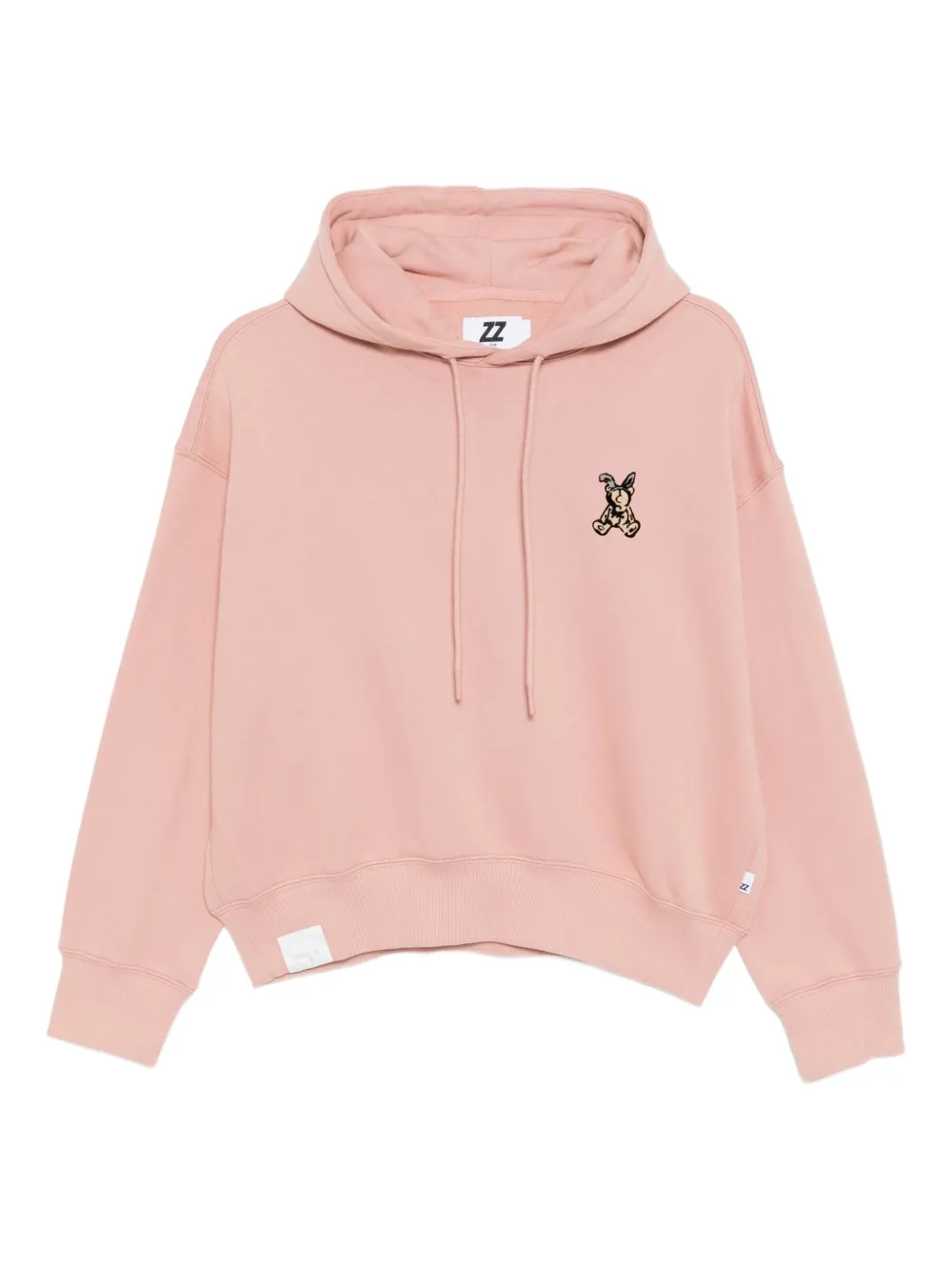 izzue logo-embroidered hoodie | Pink | Image 1