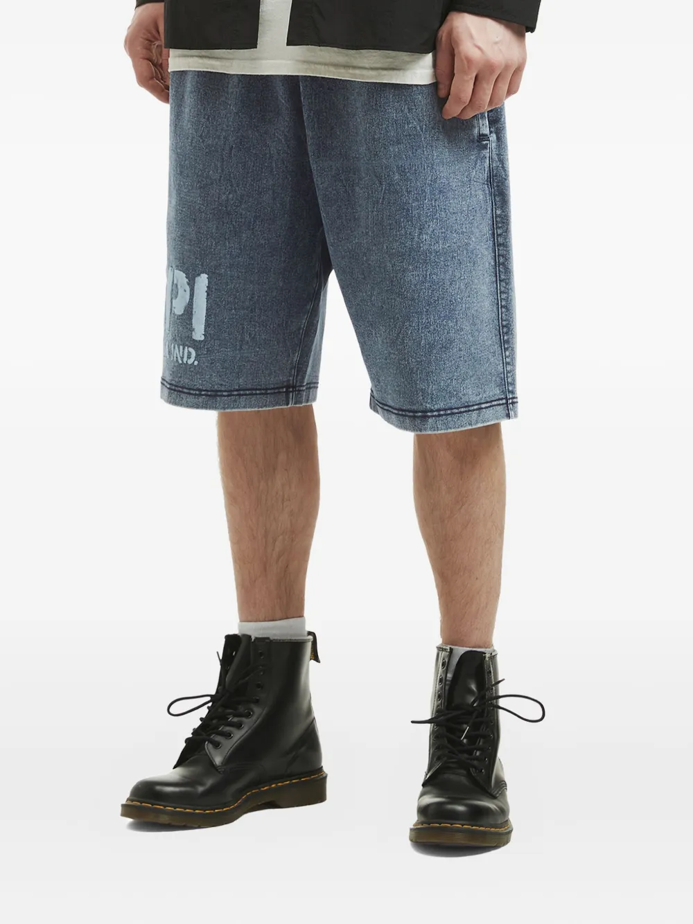 Alpha Industries Denim shorts Blauw