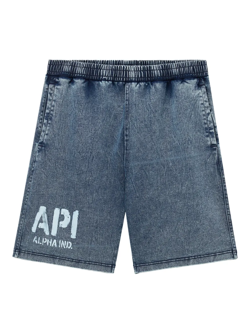 Alpha Industries denim shorts | Blue | Image 1