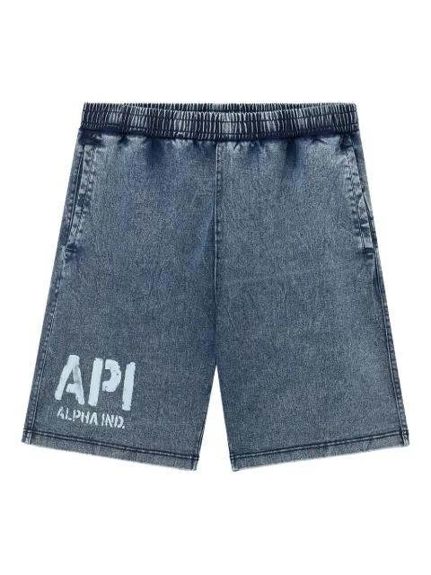 Alpha Industries denim shorts