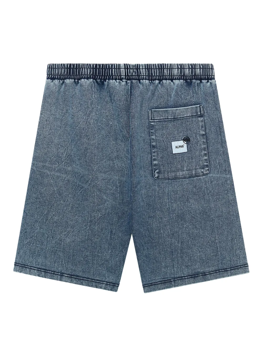 Alpha Industries Denim shorts Blauw