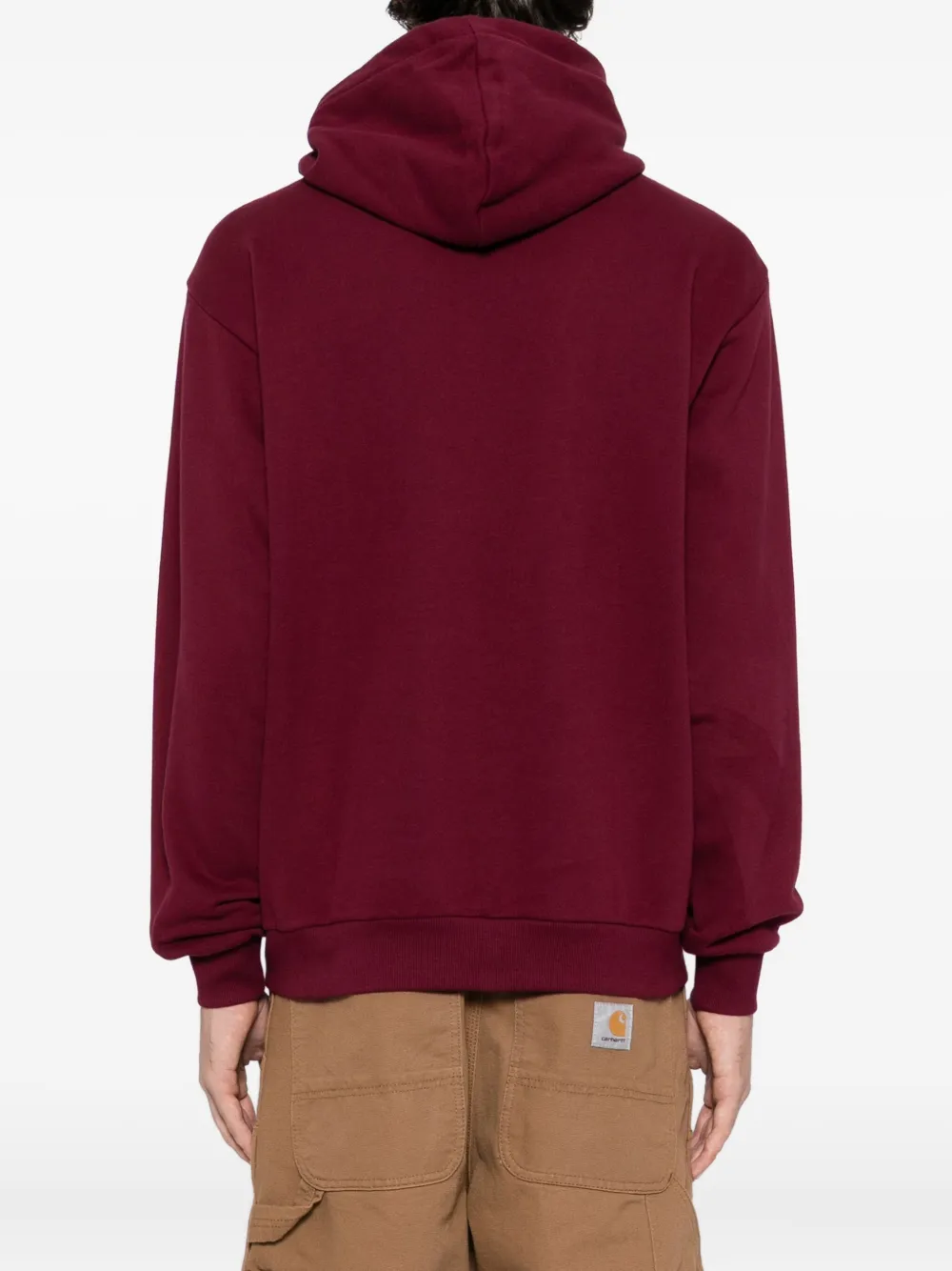 CHOCOOLATE Hoodie met logopatch Rood