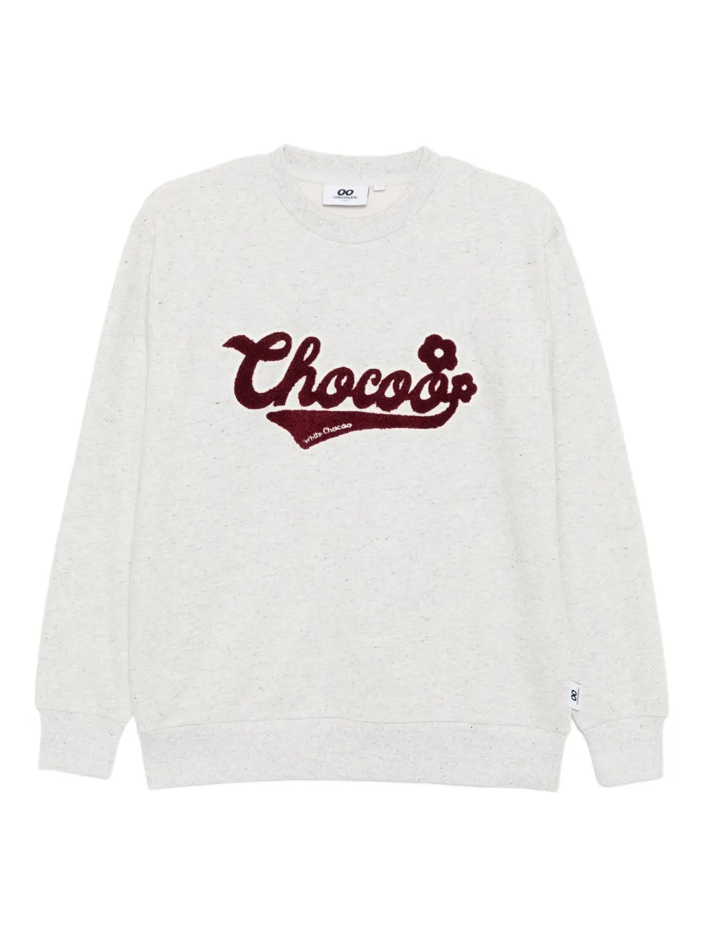 CHOCOOLATE logo-embroidered sweatshirt | Grey | Image 1