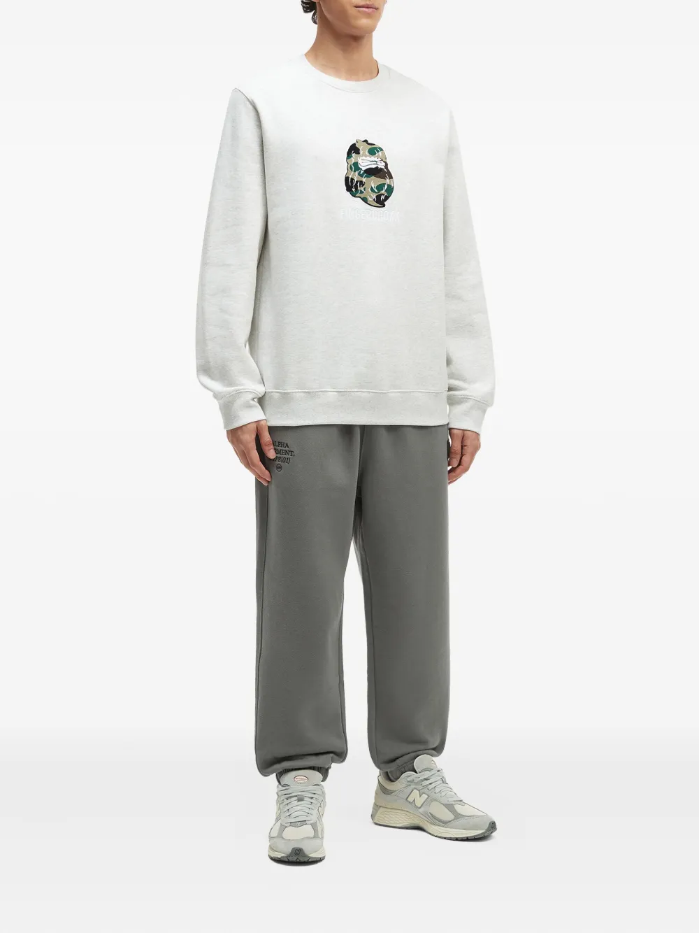 Alpha Industries embroidered-logo cuffed track pants | Sweatpants | Image 2