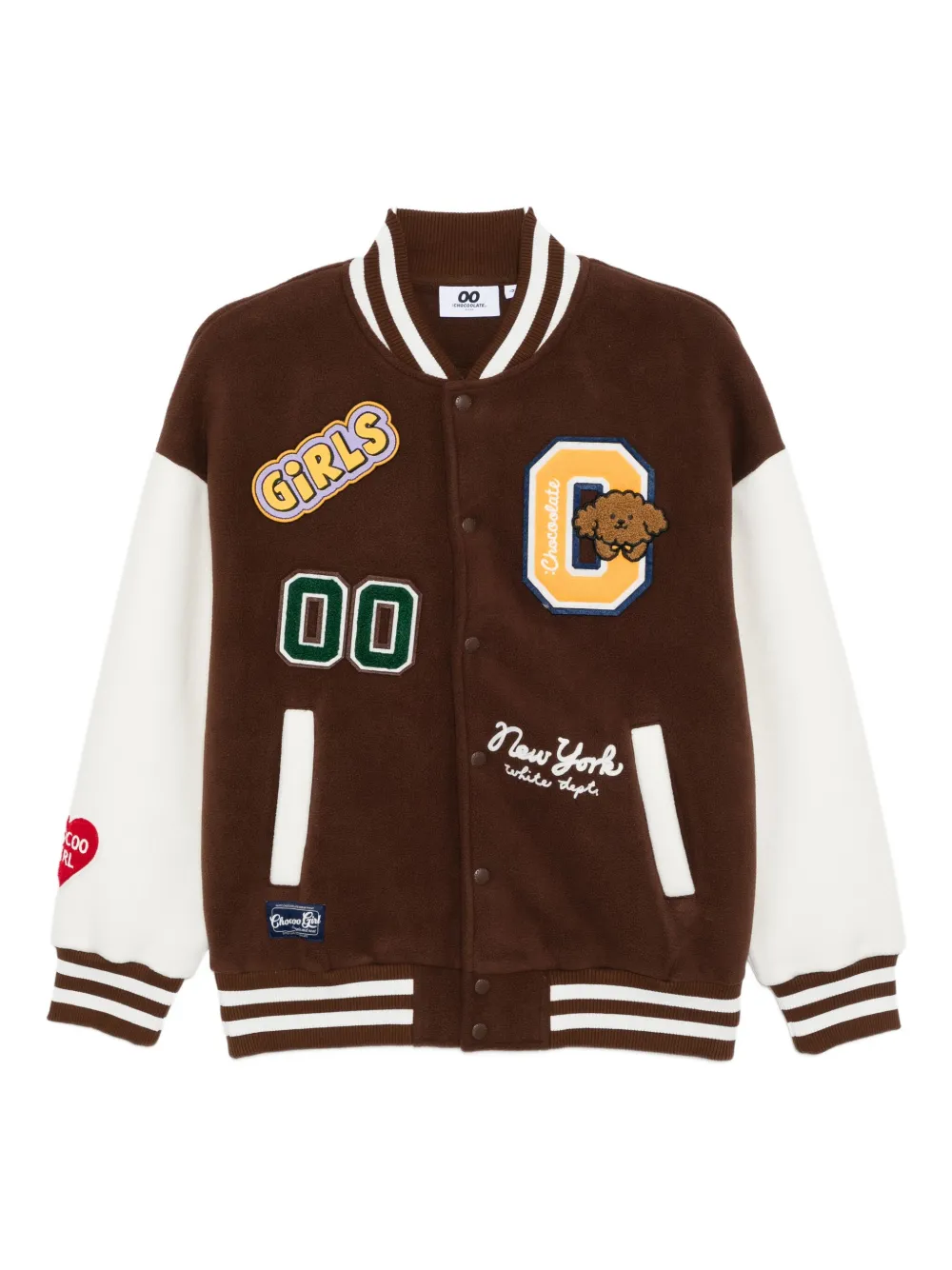 CHOCOOLATE Giacca con logo ricamato - Marrone