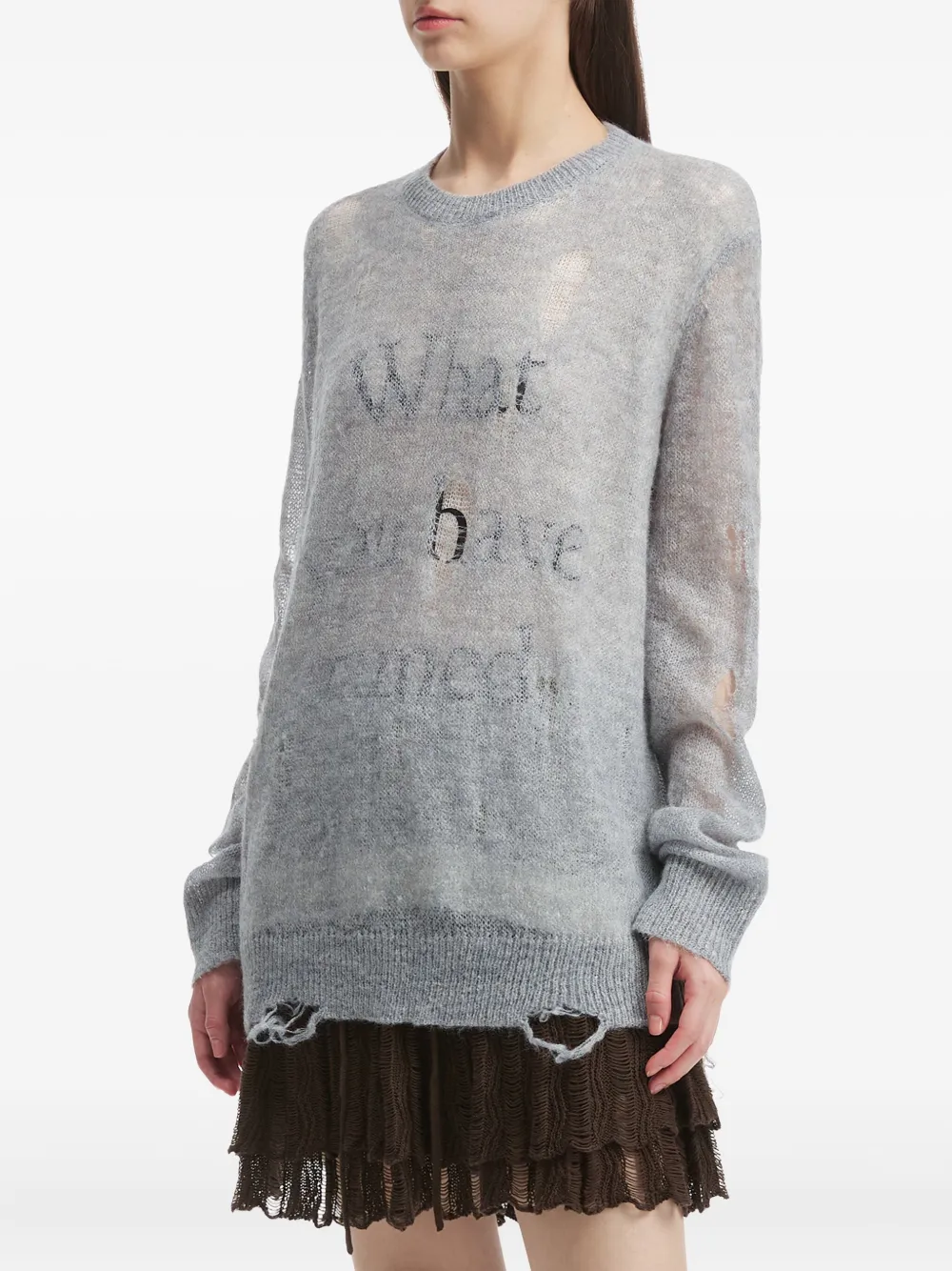 b+ab distressed sweater | Knitted Sweaters | Image 2