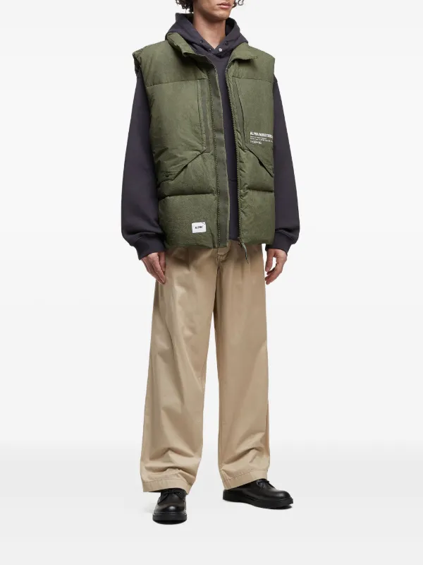 Alpha Industries キルティングポケット トップ | グリーン | FARFETCH JP