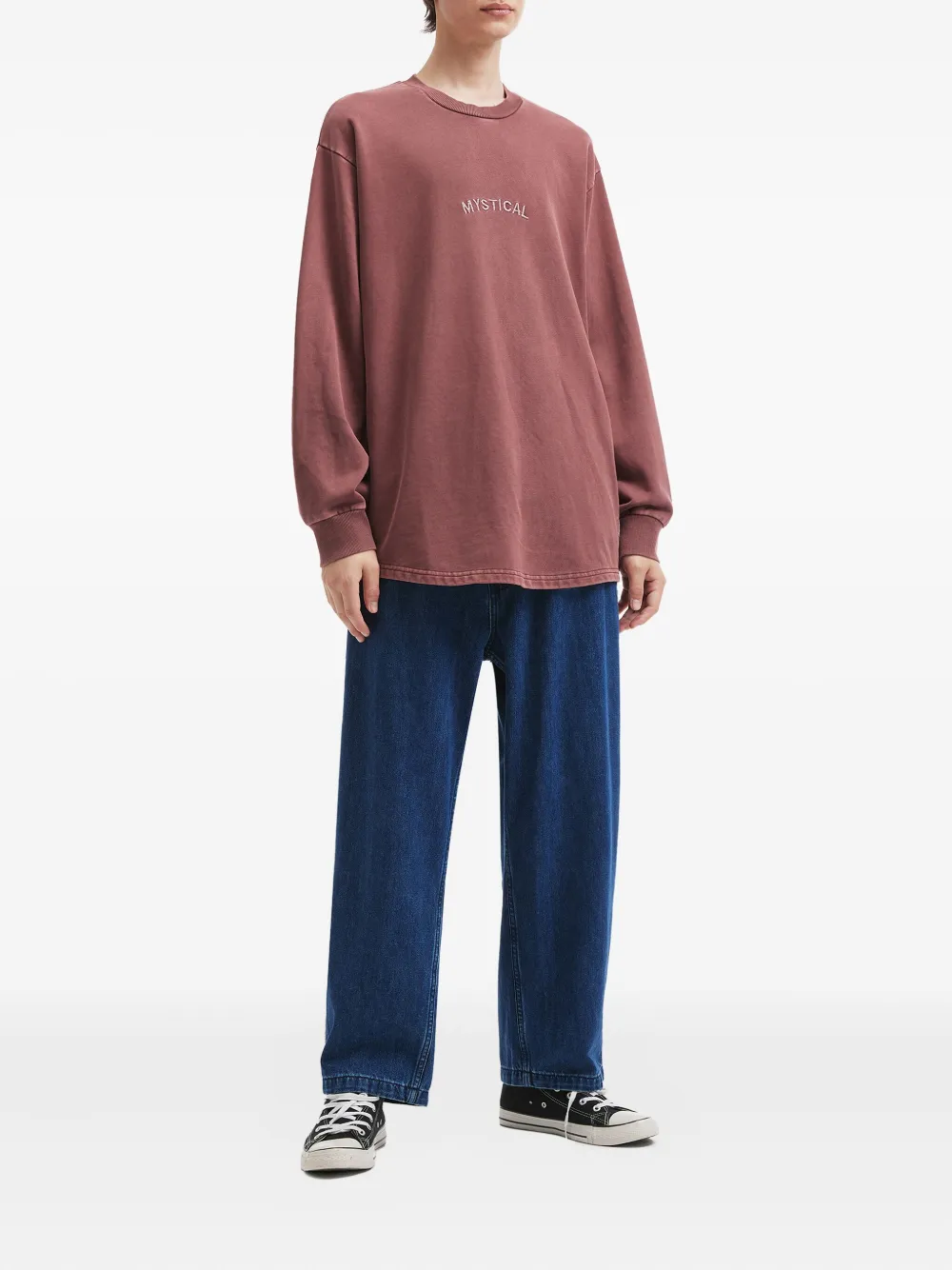 aftermaths embroidered-creature crew-neck sweatshirt | Sweatshirts | Image 2