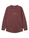 aftermaths embroidered-creature crew-neck sweatshirt