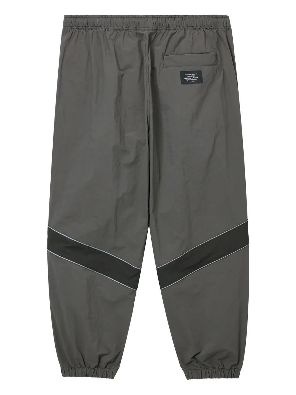 Alpha Industries panelled cuffed trousers | Grey | Image 1