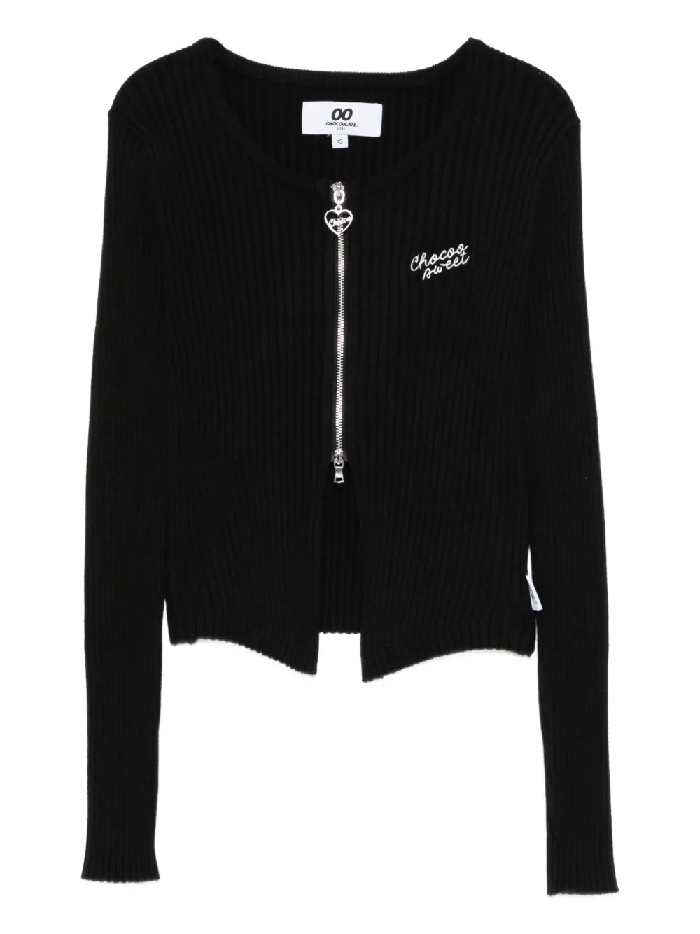 CHOCOOLATE logo-embroidered blouse | Black | Image 1
