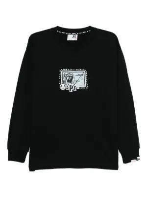 MSGM ロゴ ロングTシャツ | ブラック | FARFETCH JP