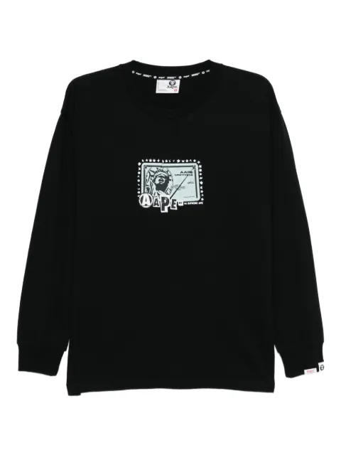 AAPE BY *A BATHING APE® logo-printed T-shirt