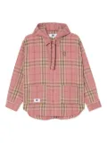 CHOCOOLATE embroidered plaid shirt - Pink
