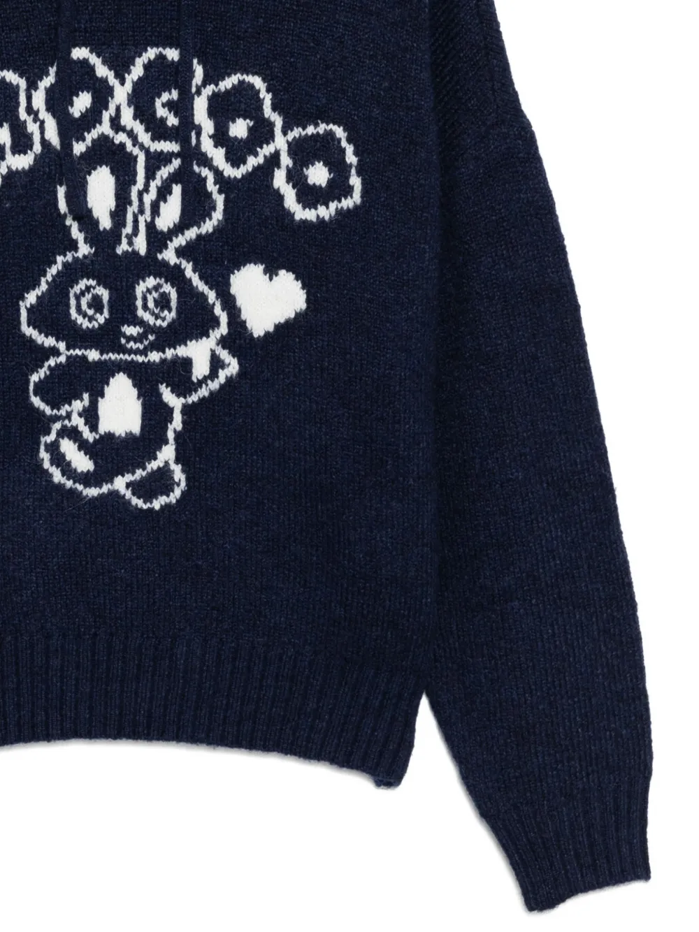 CHOCOOLATE Hoodie met print Blauw