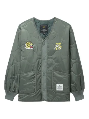 Alpha Industries MA-1 カモフラージュ ジャケット | グリーン