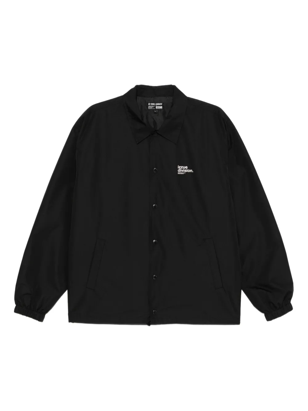 Izzue Logo-printed Jacket In Black