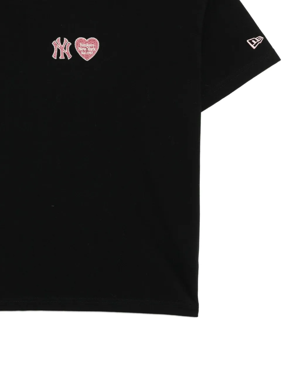 NEW ERA CAP T-shirt met geborduurd logo Zwart