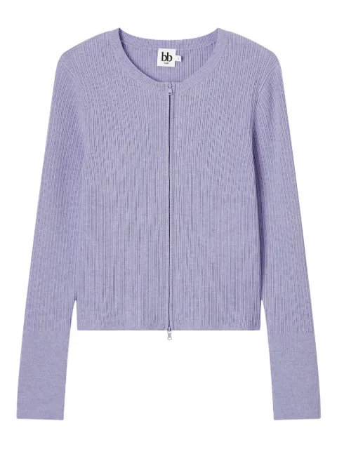 b+ab ribbed-knit cardigan