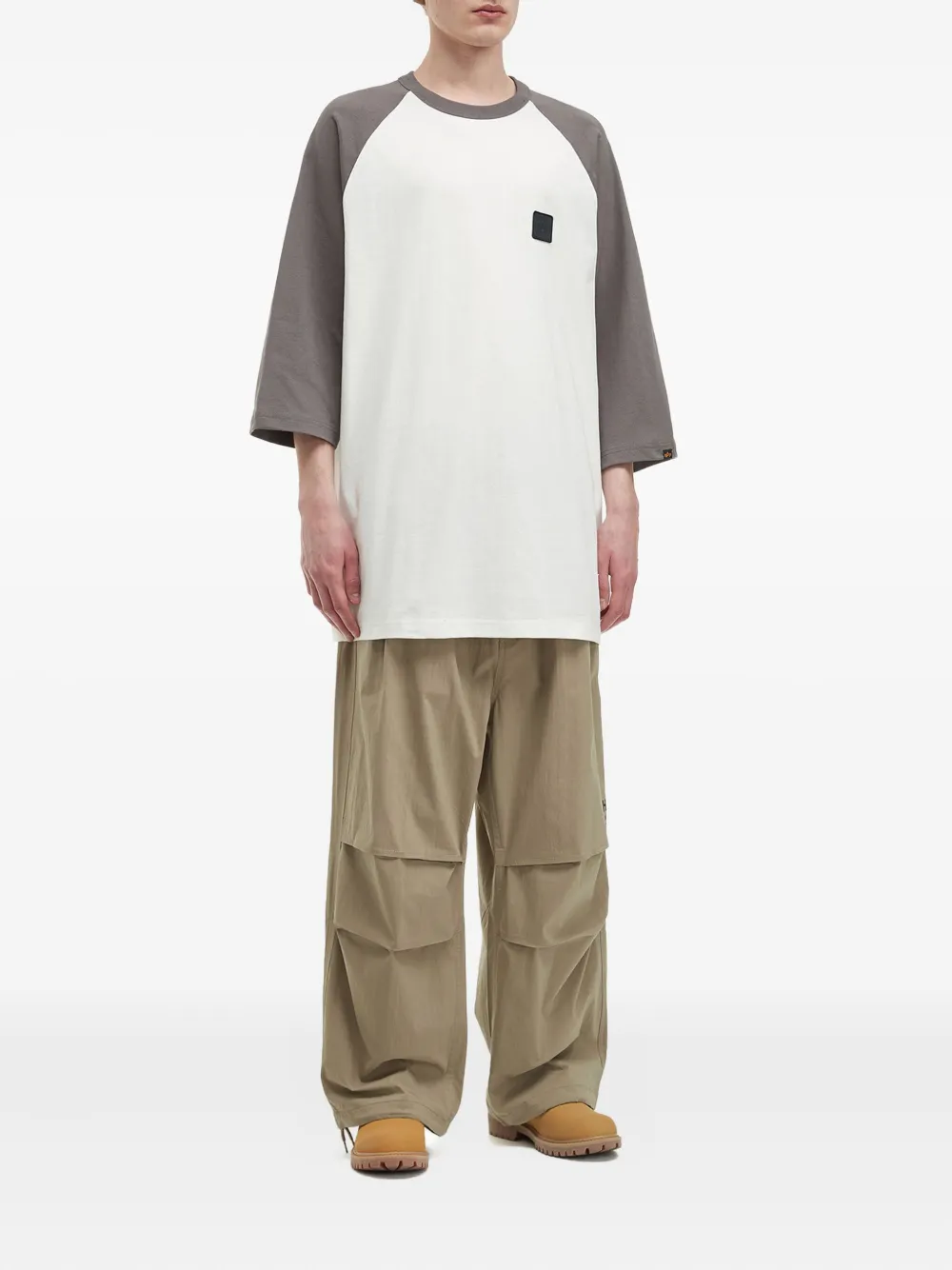 Alpha Industries Broek met wijde pijpen - Beige