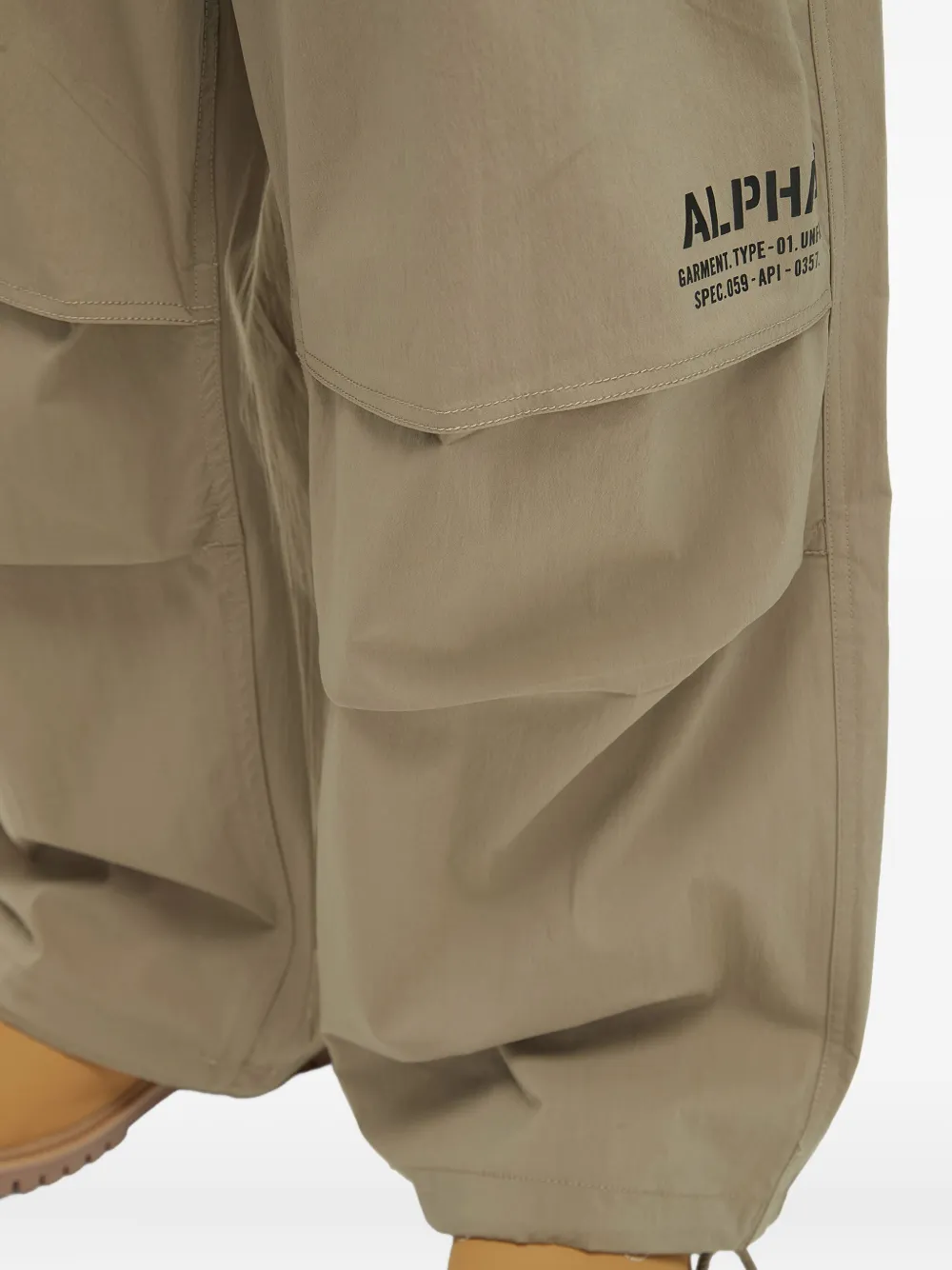 Alpha Industries Broek met wijde pijpen Beige