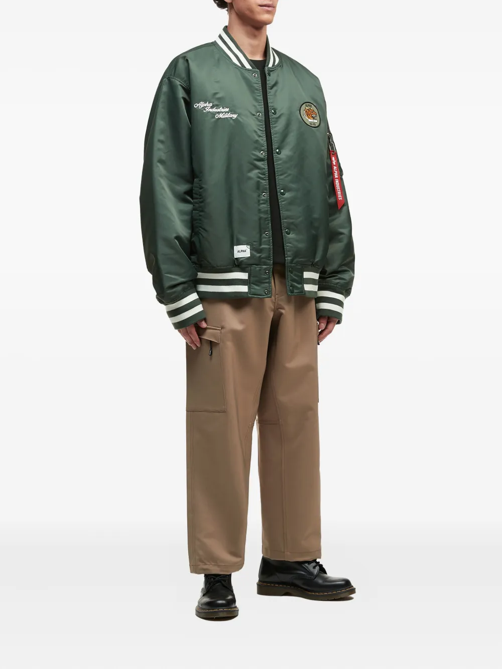 Alpha Industries tiger-patch bomber jacket | Bomber Jackets | Image 2