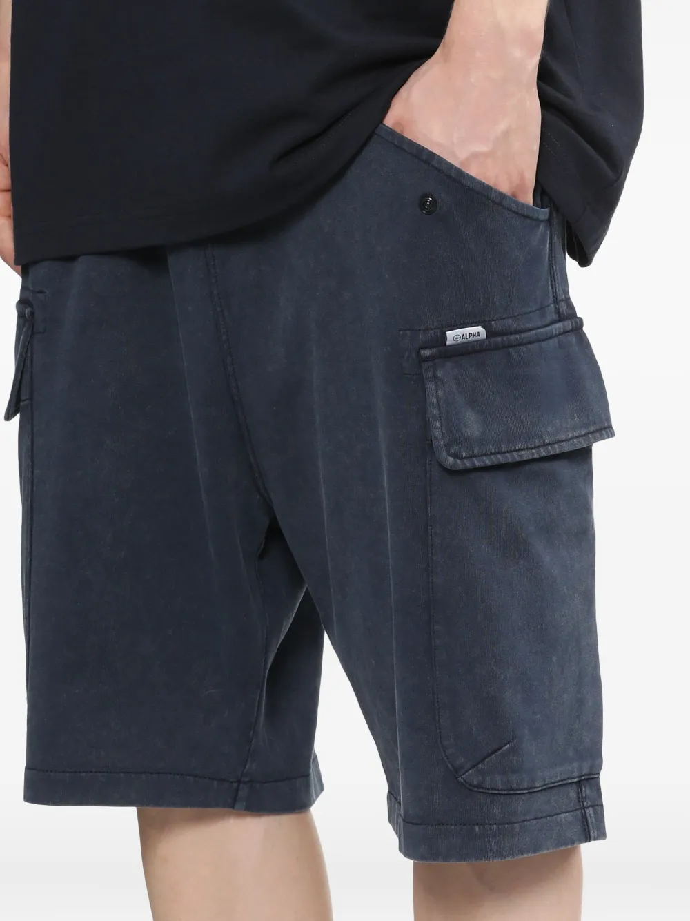 Alpha Industries Katoenen shorts Blauw