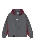 AAPE BY *A BATHING APE® logo-embroidered jacket - Grey