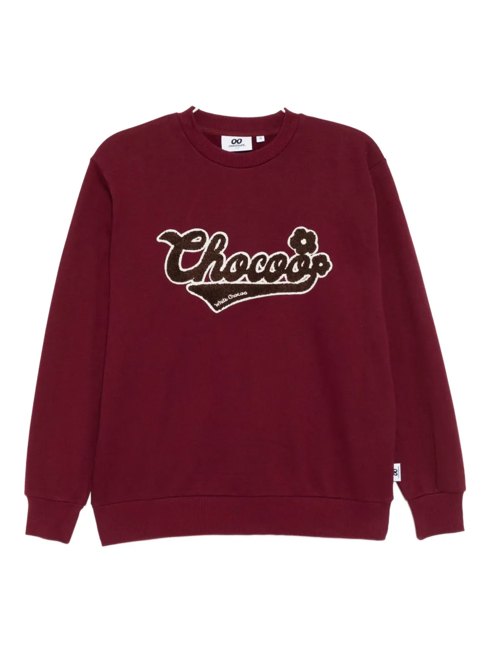 Chocoolate Logo-embroidered Sweatshirt In Red