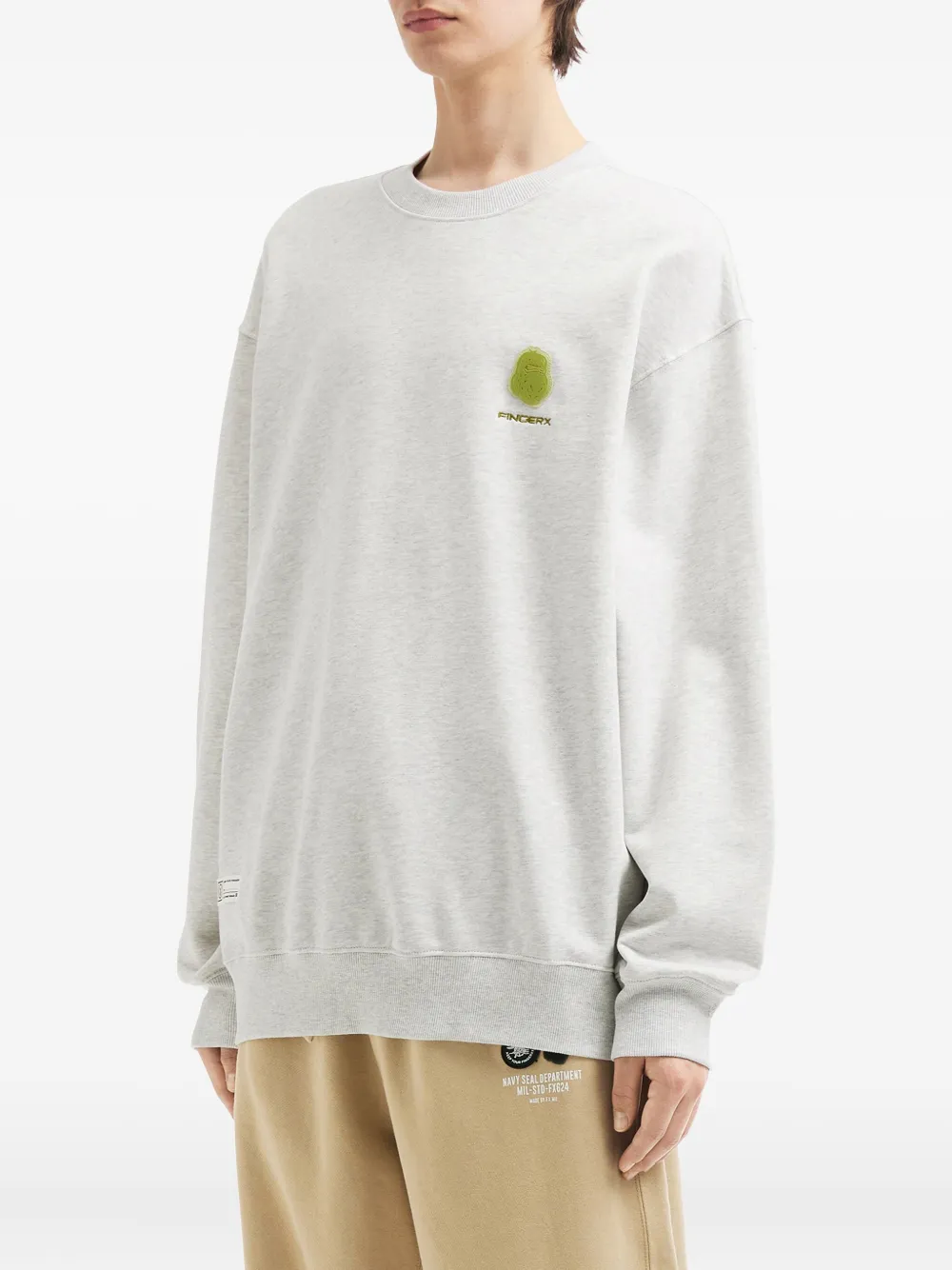 FINGERCROXX embroidered logo sweatshirt | Sweatshirts | Image 2