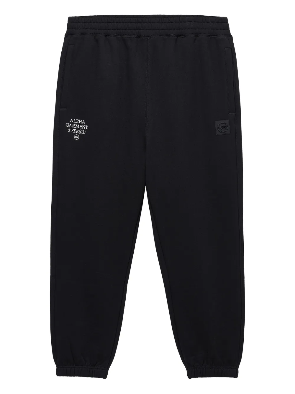 Alpha Industries logo-embroidered track pants | Black | Image 1