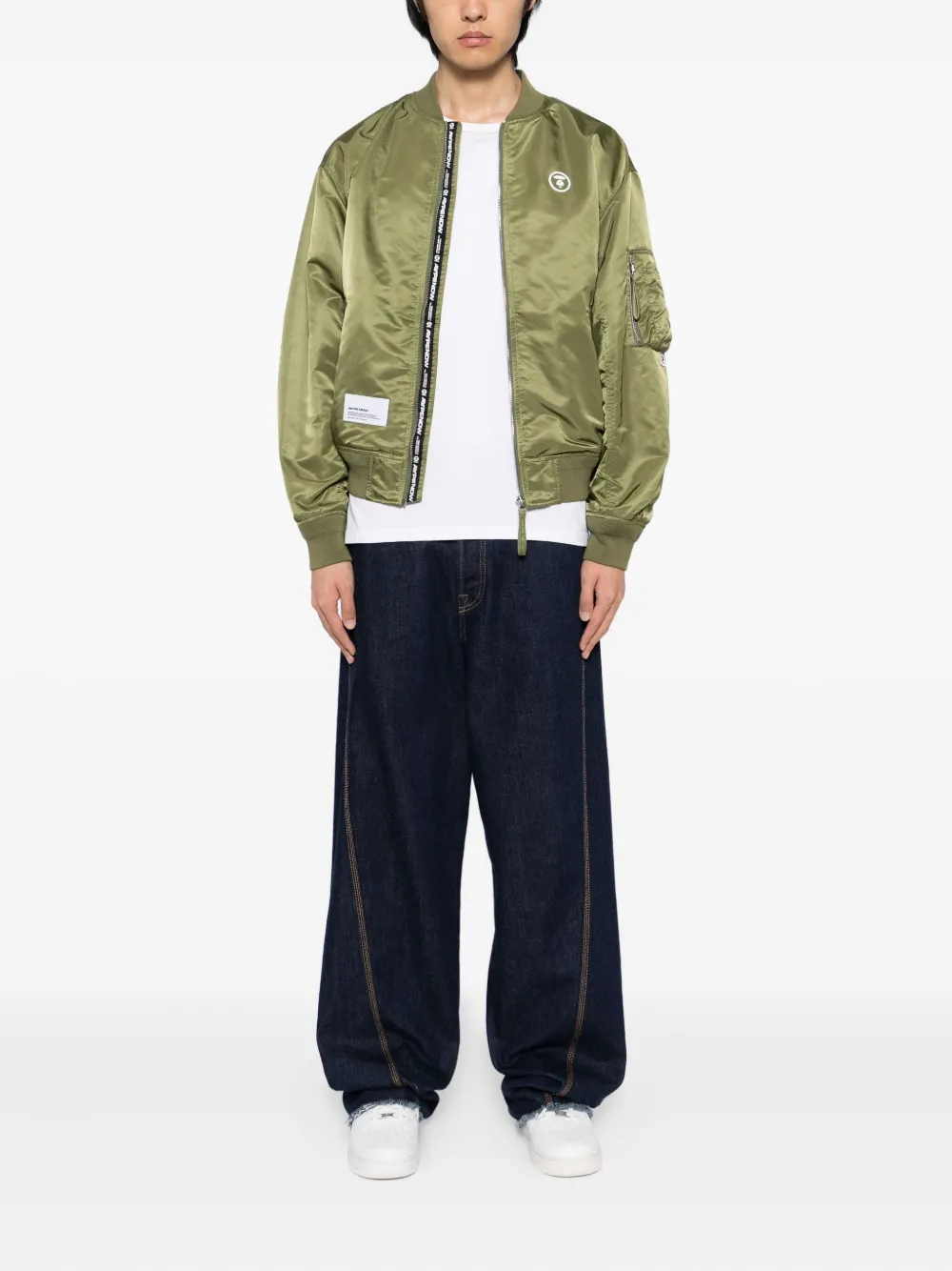 AAPE BY *A BATHING APE® logo-patched jacket | Bomber Jackets | Image 2