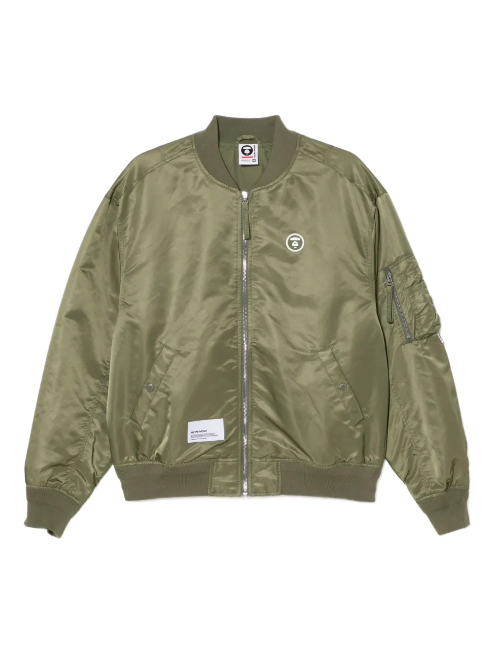 AAPE BY *A BATHING APE® logo-patched jacket | Green | Image 1