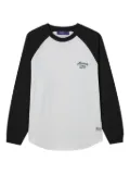 aftermaths baseball-sleeve long-sleeve T-shirt - White