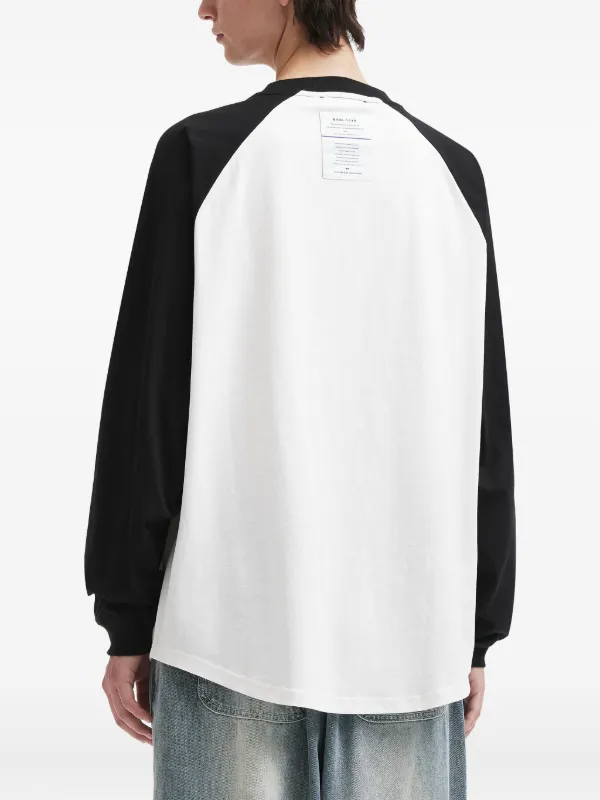 Aftermaths baseball-sleeve long-sleeve T-shirt | White | FARFETCH ZA