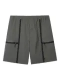 Alpha Industries logo-tape cargo-pockets shorts - Grey