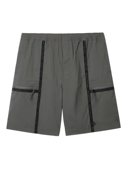 Alpha Industries logo-tape cargo-pockets shorts