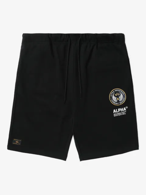Alpha Industries logo-embroidered shorts
