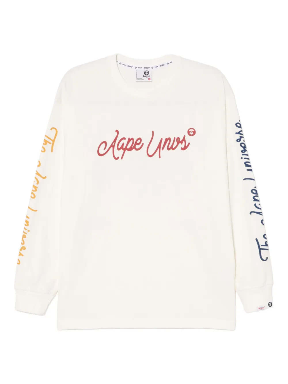 AAPE BY *A BATHING APE® logo-print cotton T-shirt | Neutrals | Image 1
