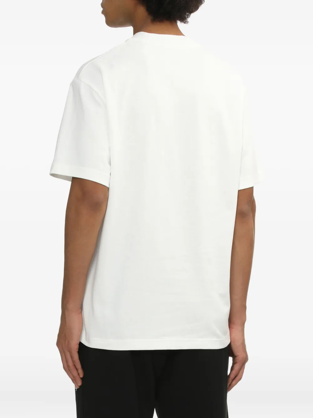 Fred Perry Katoenen T-shirt met geborduurd logo Wit