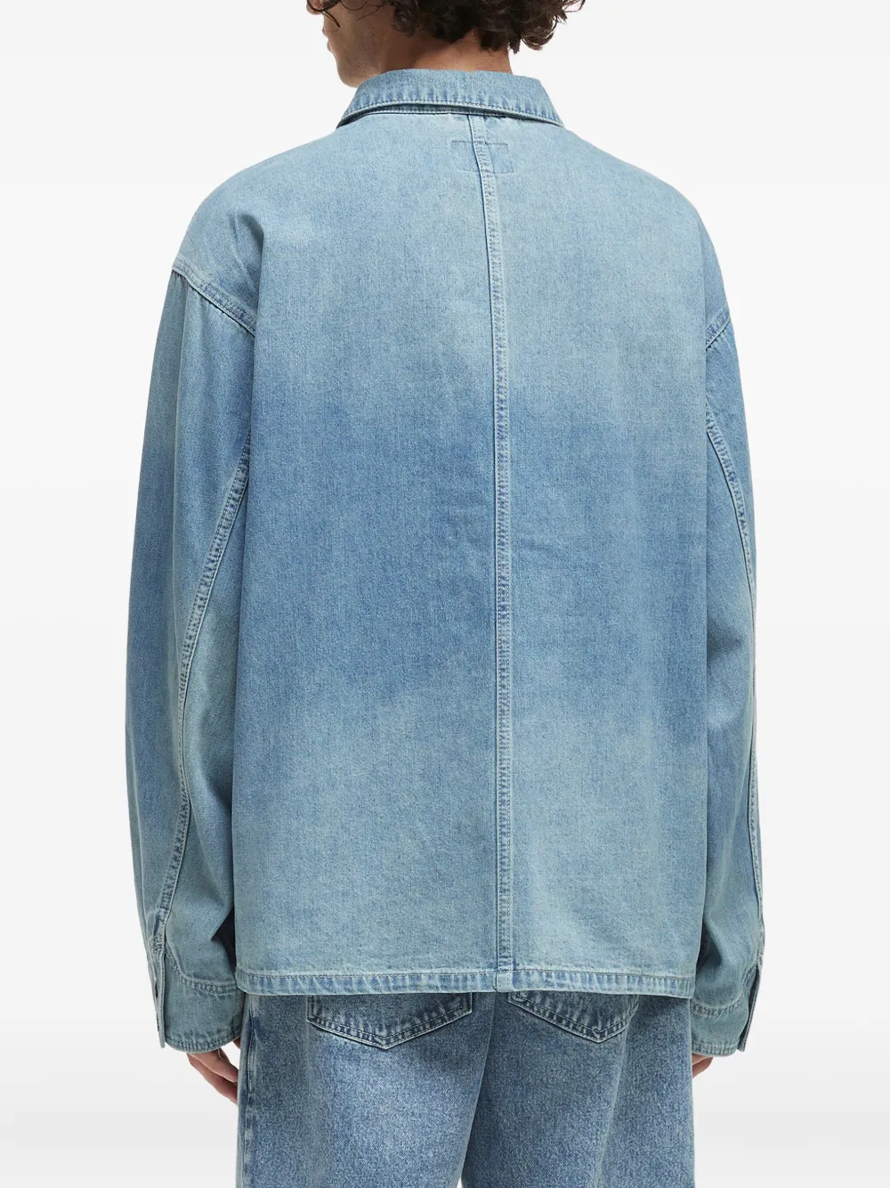 Alpha Industries Denim jack Blauw