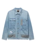 Alpha Industries patch-pocket denim jacket - Blue
