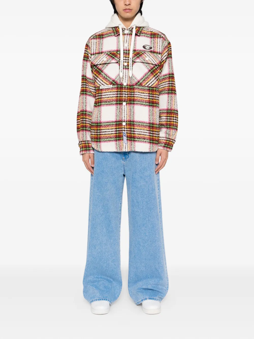 Aape By A Bathing Ape Logo-embroidered Jacket In Multi
